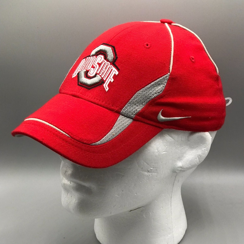 NIKE Authentic Team Wear OHIO STATE Hook Loop Adjustable Ball Cap - Picture 4 of 15